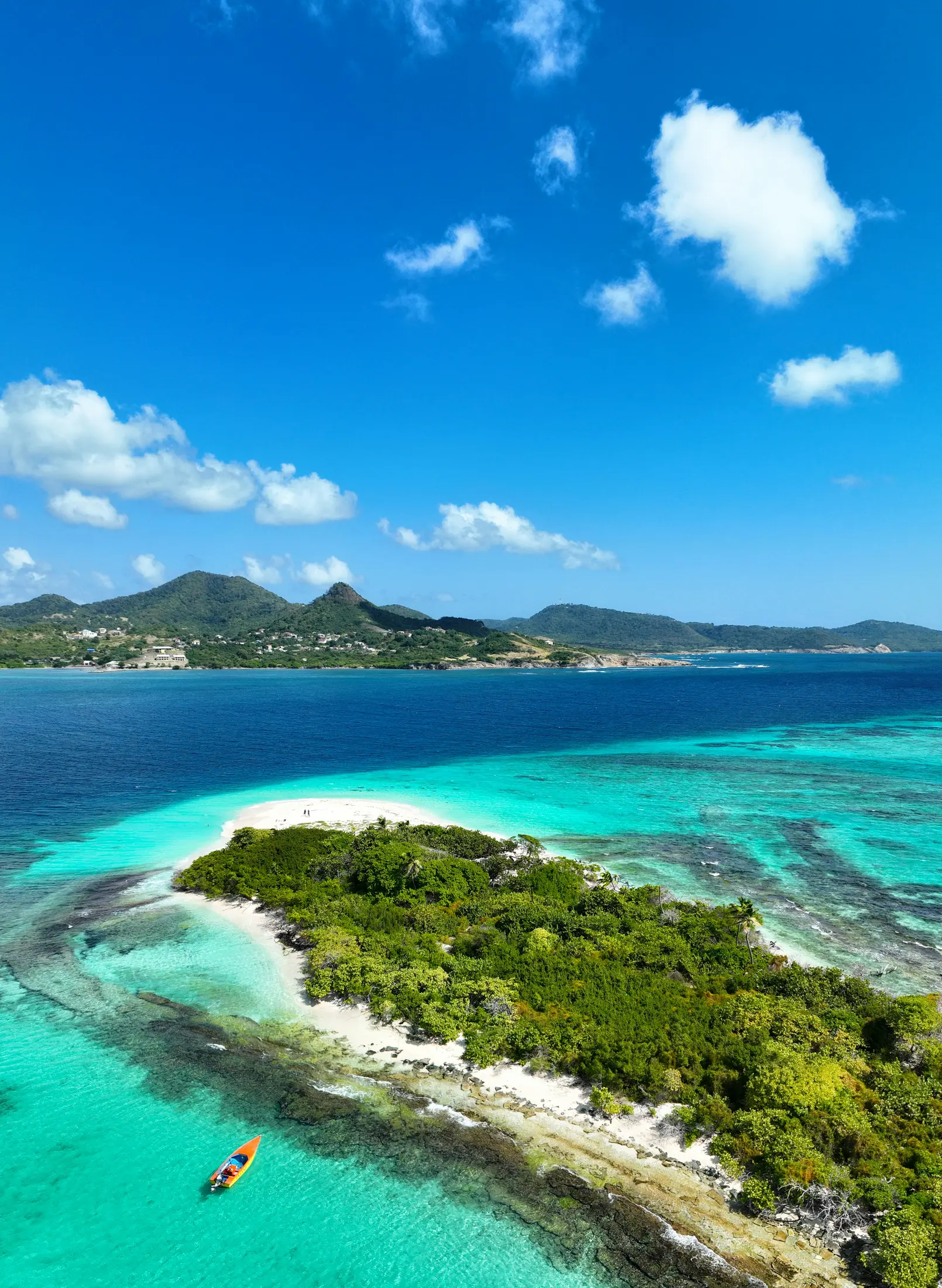 Carriacou Caribbean aerial